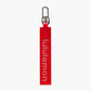 Never Lost Keychain - Lulu Red/White