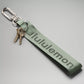 Never Lost Keychain - Grey Eucalyptus/Legacy Green