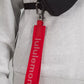 Never Lost Keychain - Lulu Red/White