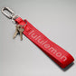 Never Lost Keychain - Lulu Red/White