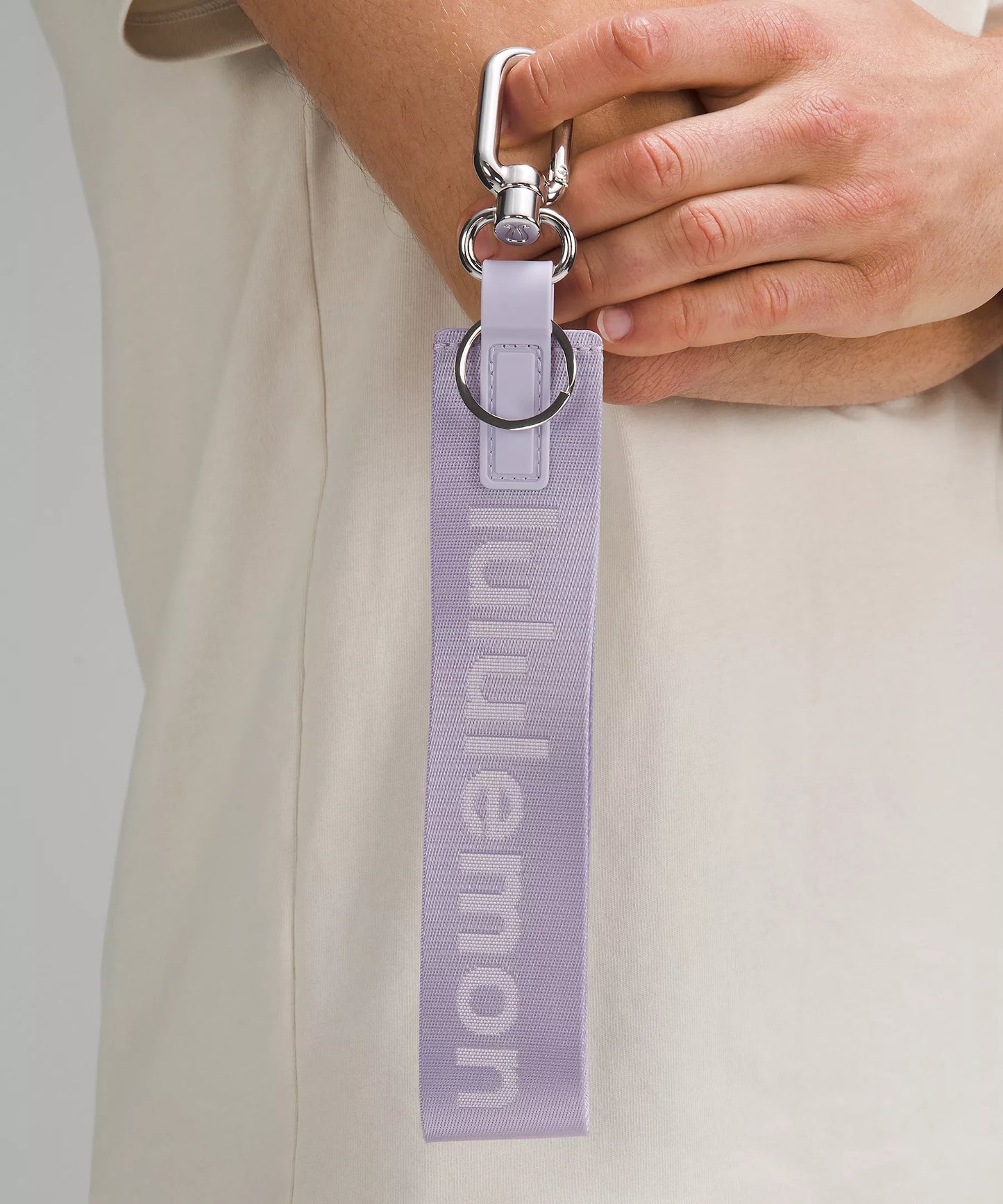 Never Lost Keychain - Lilac Ether/White Opal