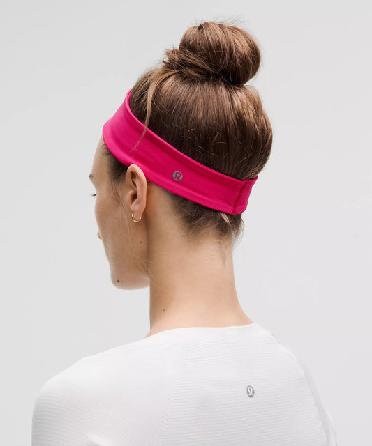 Lululemon Fly Away Tamer Headband - Sonic Pink