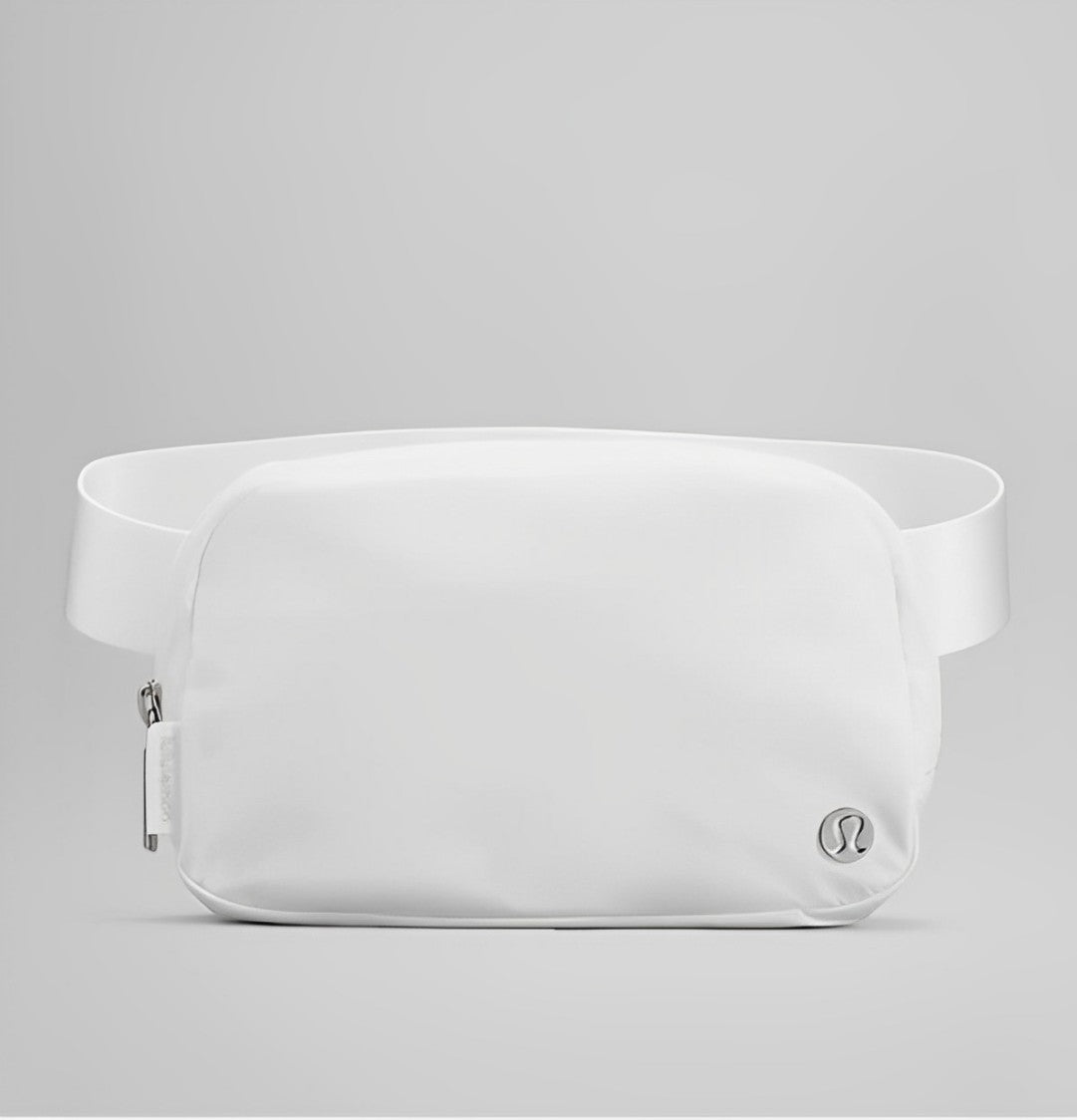 Lululemon Everywhere Belt Bag, Athletica Fanny Packs, Crossbody Gym Bags, Fashion Waist Packs with Adjustable Strap - White