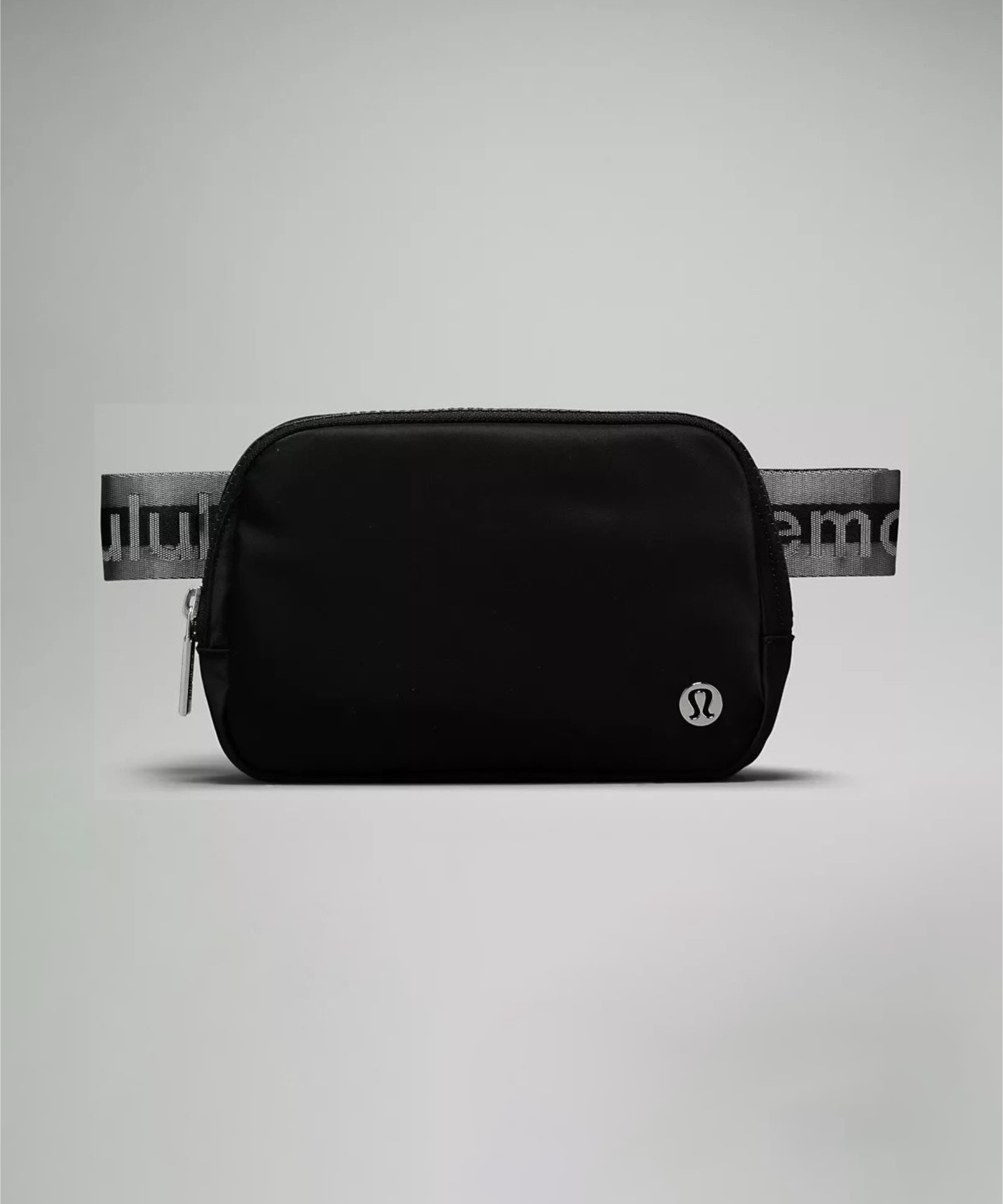 Lululemon Everywhere Belt Bag, Athletica Fanny Packs, Crossbody Gym Bags, Fashion Waist Packs with Adjustable Strap - Black/Asphalt