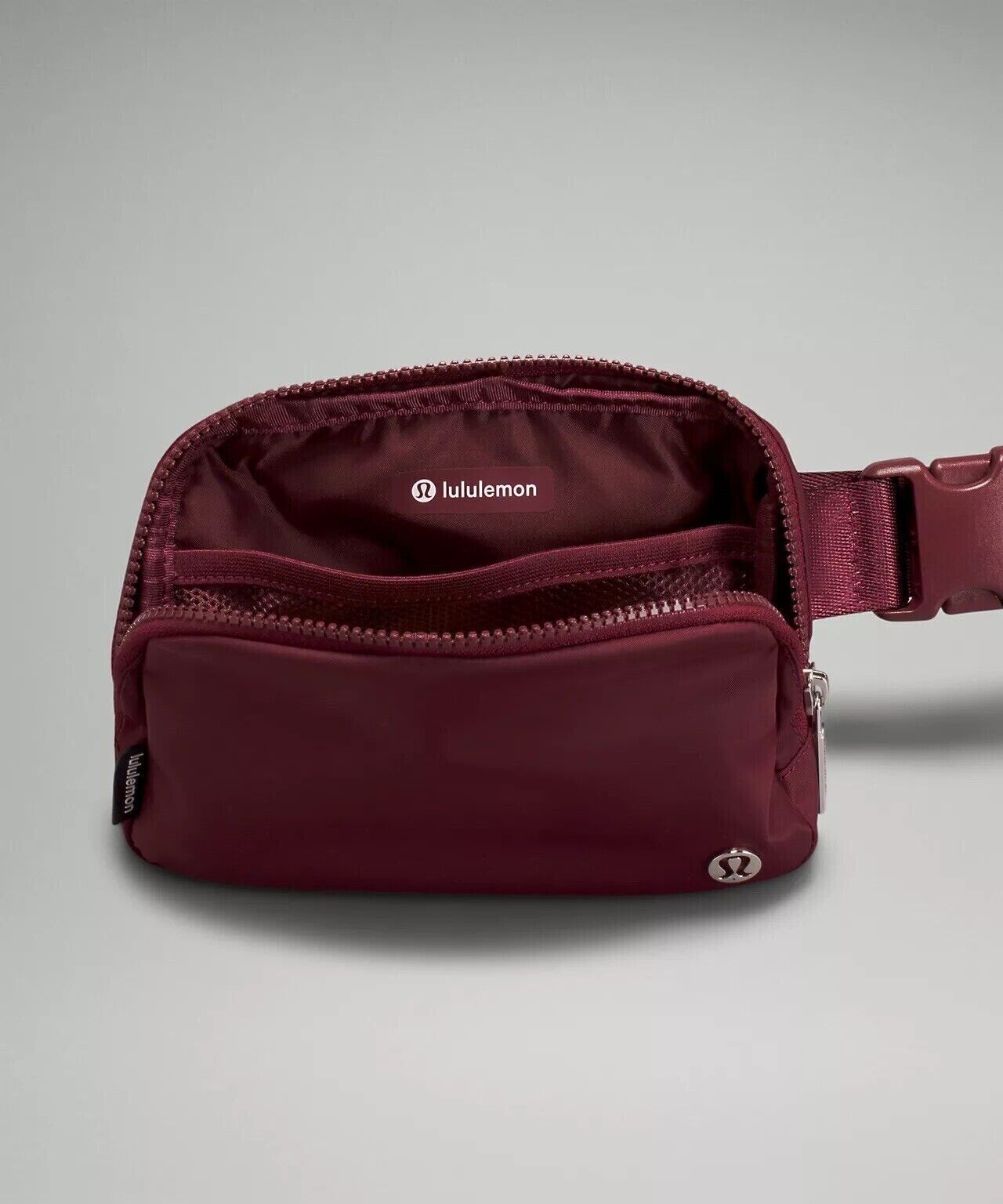 Lululemon Everywhere Belt Bag, Athletica Fanny Packs, Crossbody Gym Bags, Fashion Waist Packs with Adjustable Strap - Maroon